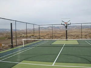 "Outdoor basketball court in Price, Utah"