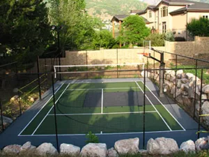 "Outdoor multi-sport court in Salt Lake City, Utah"